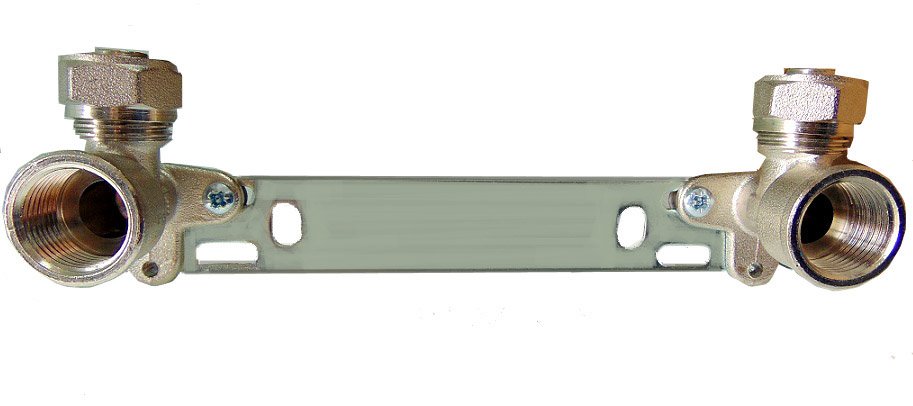 PEX koleno lišta 16x1/2 GW 15cm 099 skrutk